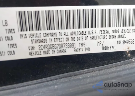 2013 Dodge Grand Caravan American Value Pkg from USA, damaged, VIN 2C4RDGBG7DR733091